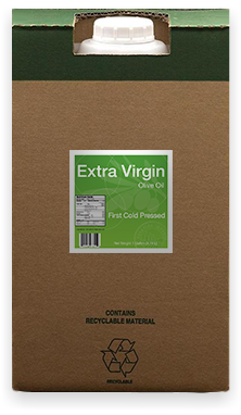 35lb container of Melina extra virgin olive oil