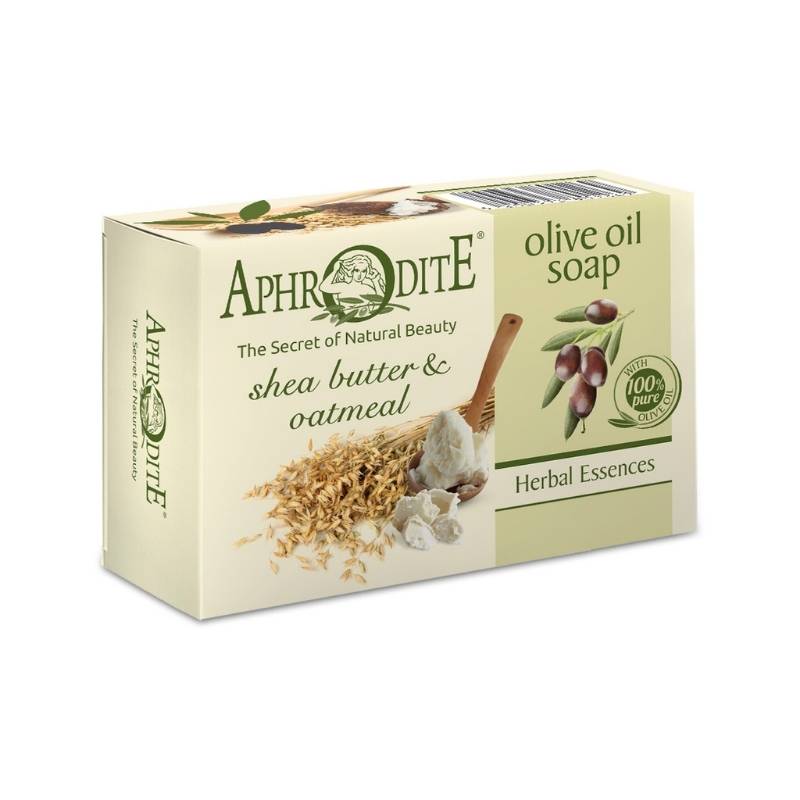Aphrodite Skin Care USA - 3.53 Oz Olive Oil Soap - Shea Butter and Oatmeal