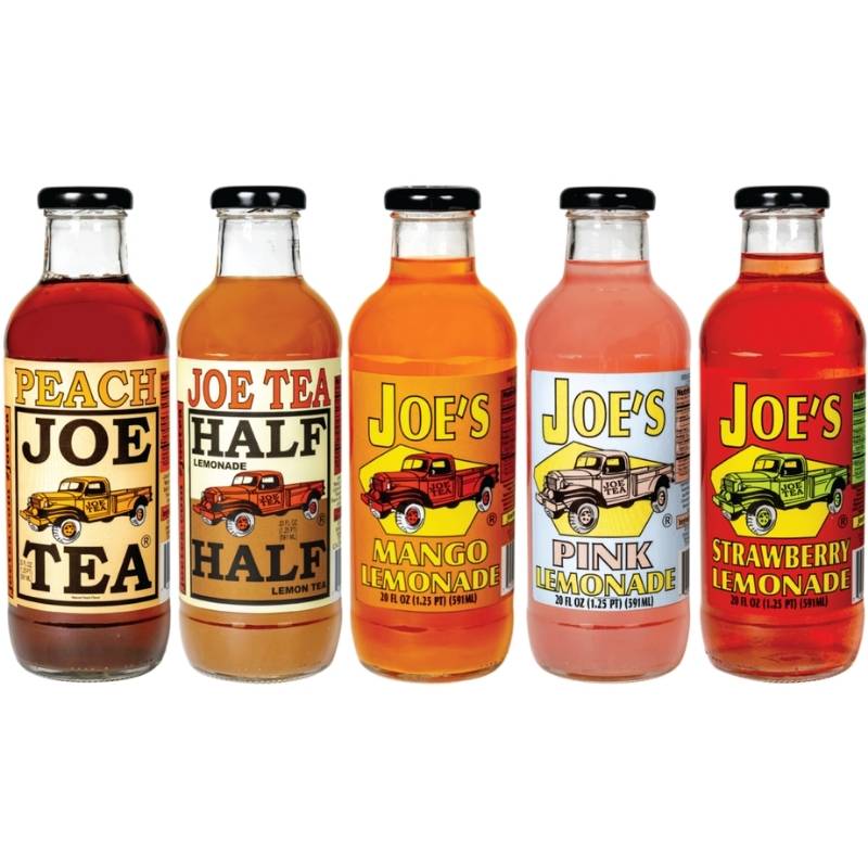 joe's tea glass bottles all flavors